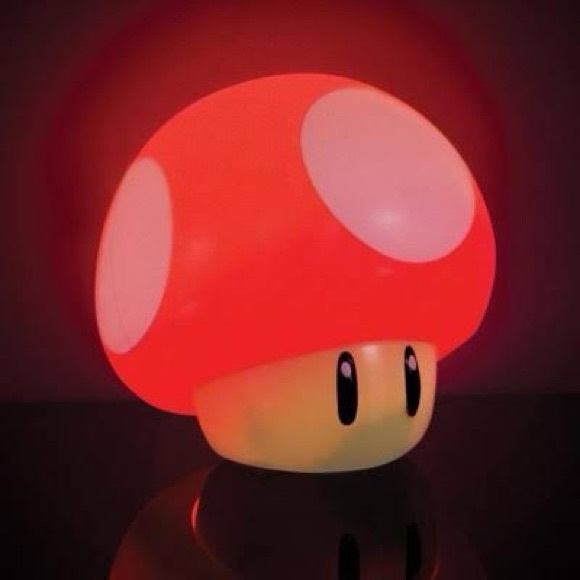 Nintendo Other - Nintendo Red and White Mushroom Lamp and sound